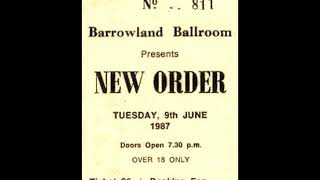 New Order-Sooner Than You Think (Live 6-9-1987)