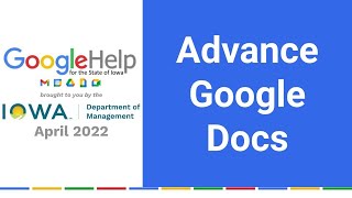 Advance Google Docs