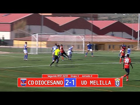 Resumen: CD Diocesano - UD Melilla (2ª RFEF Gr.5 22/23)