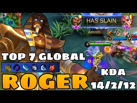 Roger with Full CRIT Build Is A Beast!!! | Top Global Roger | Mobile Legends