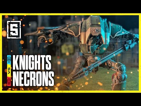 Imperial Knights vs Necrons | Warhammer 40k LIVE Battle Report