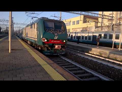 E464 080+5 piano ribassato+pilota MDVC, E464 076+5 piano ribassato - Monza 21/09/2015