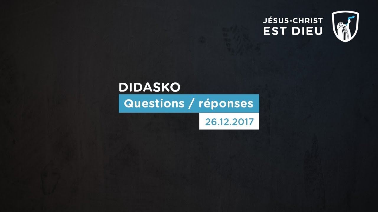 Thumbnail of video: Les apôtres étaient-ils convertis en recevant l'Esprit dans Jean 20:22 ?