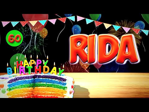 RIDA Happy Birthday Song | Today Is Your BIRTHDAY 🥳 🎂 ( RIDA Official video)