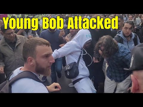 Speakers Corner - Young Bob and Others Get Pushed To The Ground And Kicked