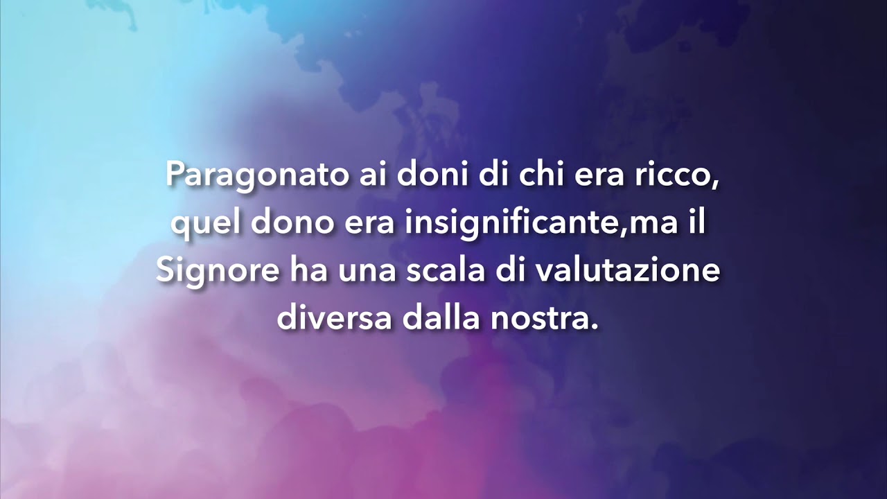 Meditazione Calendario "Parole di Vita" del 17 Ottobre 2019