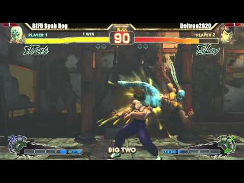 SSF4 AE2012 BIFU Spab Rog vs Deltron2020 - Big Two #49 Tournament