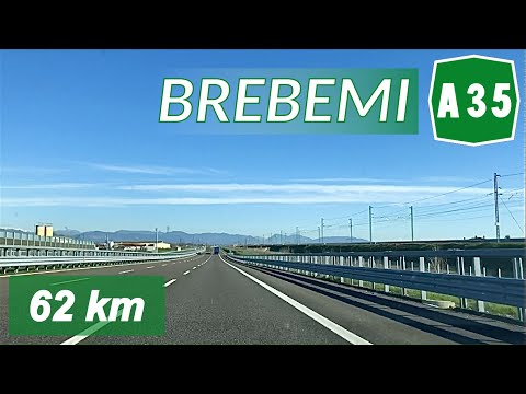 A35 | MILANO - BRESCIA | Autostrada Bre.Be.Mi. | Percorso completo