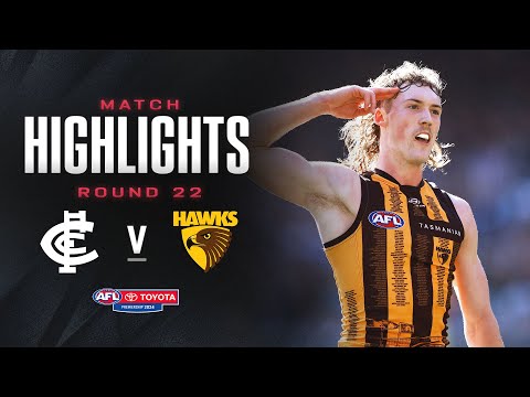 Carlton v Hawthorn Highlights | Round 22, 2024 | AFL