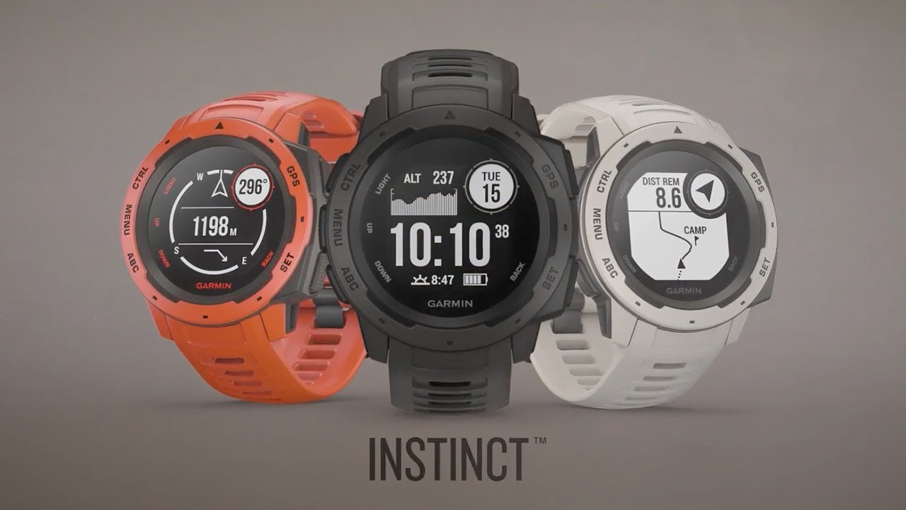 Смарт-часы Garmin Instinct (Tundra) 010-02064-01 ᐈ Купить Смарт