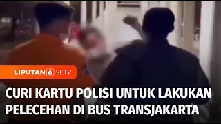 Download lagu Modal Kartu Polisi Curian, Pelaku Pelecehan Seksual Beraksi di Bus Transjakarta | Liputan 6 mp3