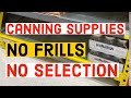 Mason Jars and Canning Lids at NO FRILLS