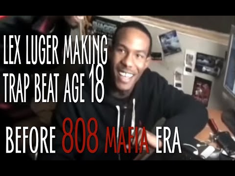 Lex Luger Producer Makes a Trap Beat on FL Age 18 Before 808 Mafia Era