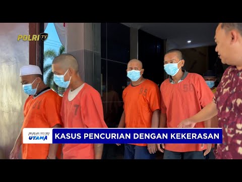 POLRES PROBOLINGGO UNGKAP PENCURIAN SEPEDA MOTOR DENGAN PEMBERATAN DAN KEKERASAN