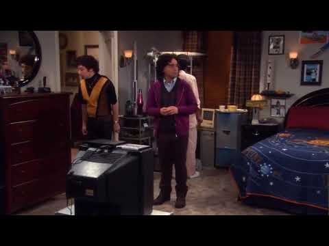 Big bang theory  explota el elevador y sheldon saca a Leonard (latino)