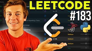 YouTube video 'Leetcode 183 - Customers Who Never Order (Python and SQL) [EASY]'