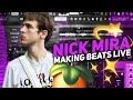 Nick Mira Making Beats From Scratch W Paryo FL Studio Live Cookup