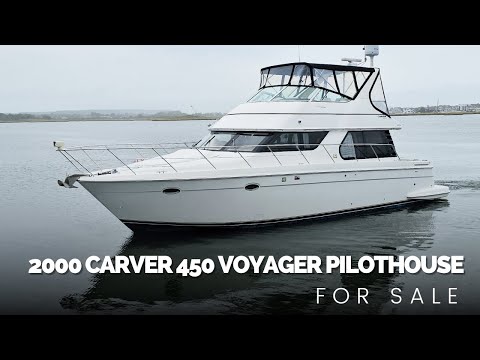 2000 Carver 450 Voyager Pilothouse Video