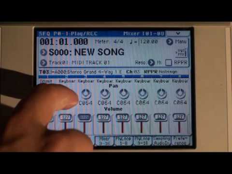 Korg M3 - Basic Sequencing (Part 1) - In The Studio With Korg