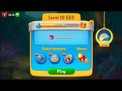 FISHDOM:  💥💥 Level 10551, 10552 Hard Level, 10553 💥💥