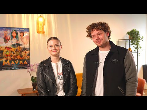 afbeelding Kijk mee hoe Stefania en Soy Kroon de stemmen inspreken van Mavka! Vanaf 19 april in de bioscoop