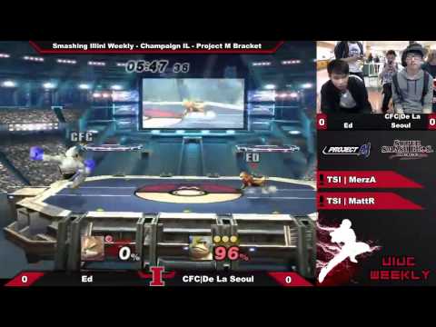 [Smashing Illini Weekly (4/2/2015)] Ed (Fox, Marth) vs De La Seoul (DK) - Project M Bracket