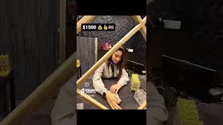 $5 each yellow chip, each row $100, each rack $500, what is the total? #poker #casino #pokerlife