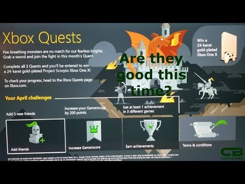 Xbox Live and Xbox Game Pass Quests for April 2018