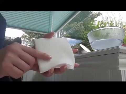 How to use a facial sponge cloth