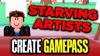 How to Make a Gamepass in Starving Artists (Get Gamepass ID & Sell Art) - 2024 Guide