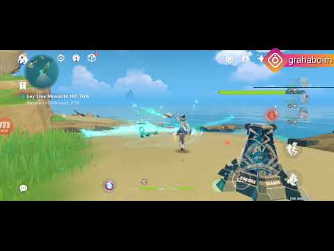 Genshin Impact - Inazuma City Commission Quests 11: Impregnable Defense, protecting the Monolith