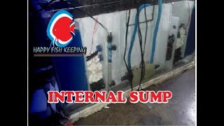 INTERNAL SUMP// INTEGRATED SUMP // CHEAPEST SUMP // sump filter for freshwater aquarium