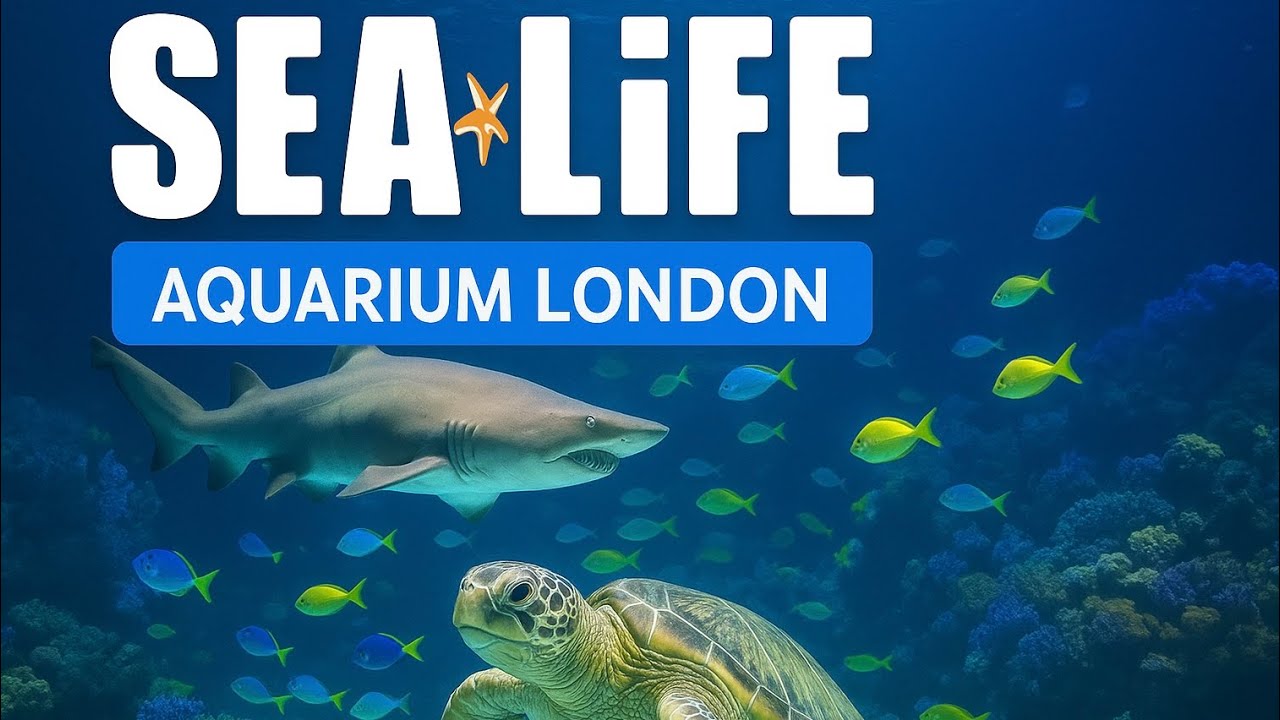 Sea life London aquarium 2025. United Kingdom