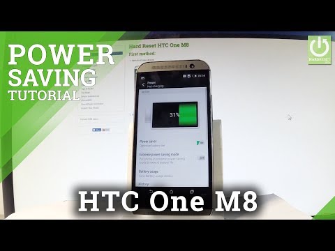 Save Battery in HTC One M8 - Power / Battery Saver Mode