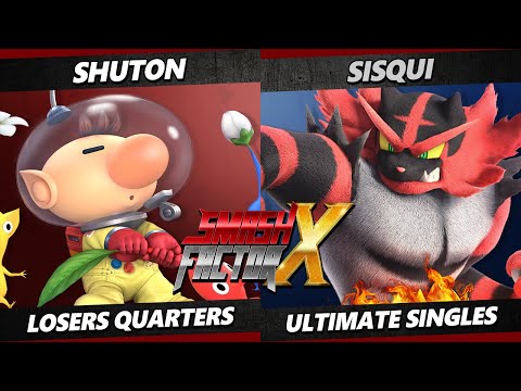 Smash Factor X Top 8 - Shuton (Olimar) Vs. Sisqui (Incineroar, Samus) Smash Ultimate - SSBU