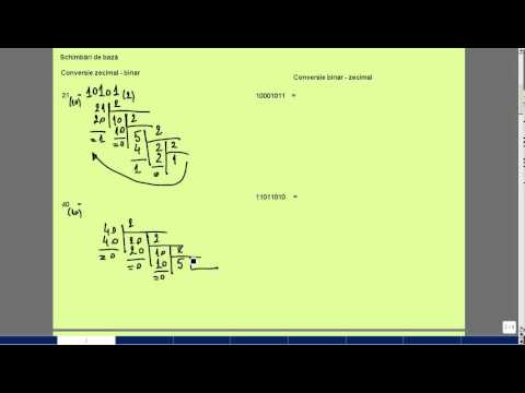 1 conversie zecimal binar