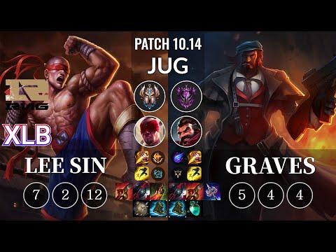 RNG XLB Lee Sin vs Graves Jungle - KR Patch 10.14