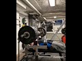 Bench Press 160kg 1 reps for 10 sets with close grip easy - legs up
