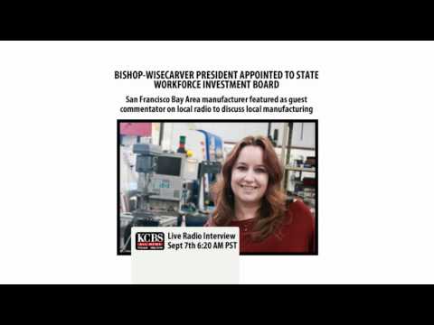 KCBS Interview on Manufacturing with Pamela Kan