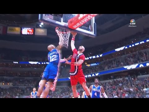 Marcin Gortat Posterizes Gerald Henderson | Sixers vs Wizards | Jan 14, 2017 | 2016-17 NBA Season