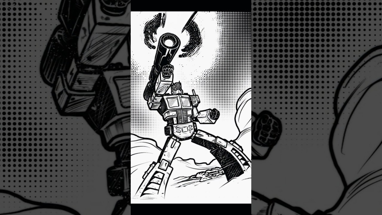 Optimus Prime drawing. #transformers #optimusprime #art