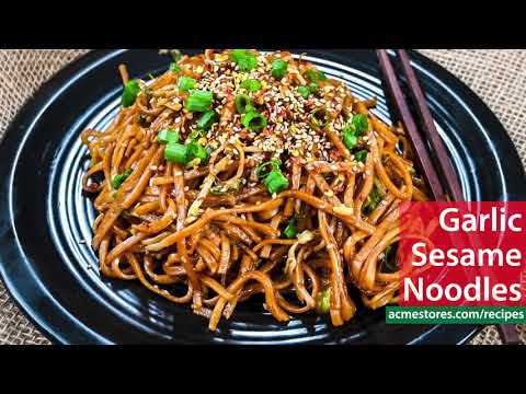 Garlic Sesame Noodles Recipe