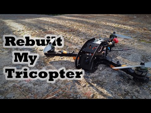 Vintage Tricopter Rebuild: From Crash To Flight!