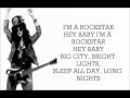 Rihanna ft. Slash - Rockstar 101 (Lyrics) 