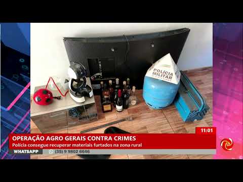 Operação "Agrogerais" contra crimes na zona rural de São José do Alegre e Piranguinho