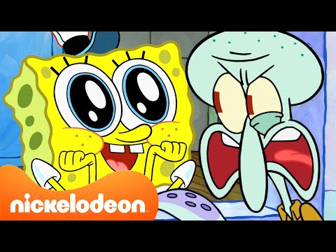 Bob Esponja | O melhor de Bob Esponja e Lula Molusco | Maratona de 90 minutos | Nickelodeon