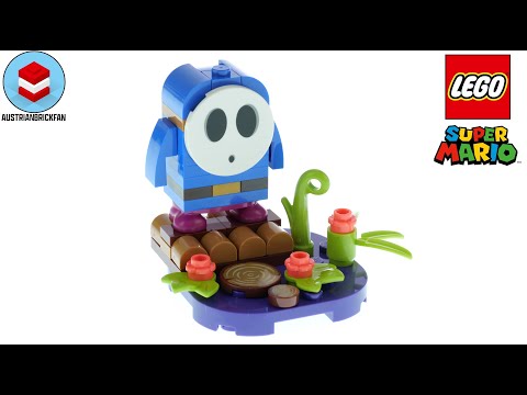 LEGO Super Mario 71410 Blue Shy Guy Character Pack Series 5 Speed Build