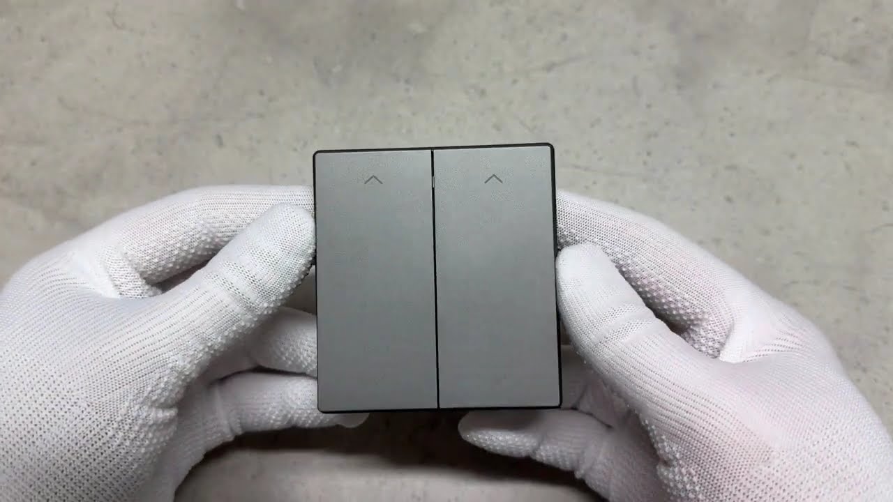 Вимикач двоклавішний прохідний сірий графіт VIDEX NOTA (VF-NT-SW2P-GR)