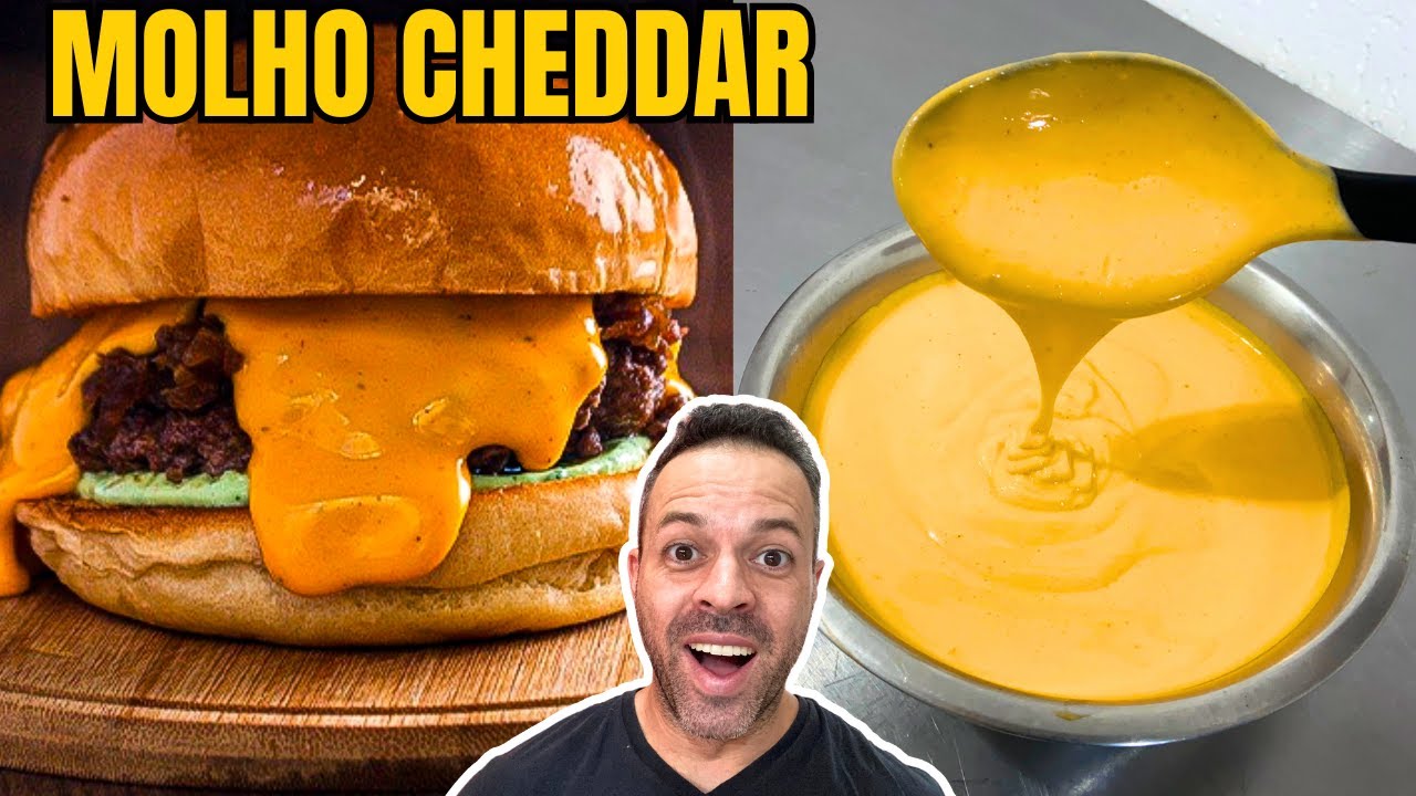 MOLHO CHEDDAR CREMOSO COMO FAZER O MELHOR MOLHO CHEDDAR PARA LANCHES I HAMBURGUERIA DELIVERY