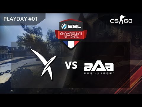 CS:GO - Vexed vs aAa - Mirage - Championnat National ESL - Summer 2018 - Map 2